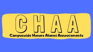Campuswide Honors Alumni Announcements Logo